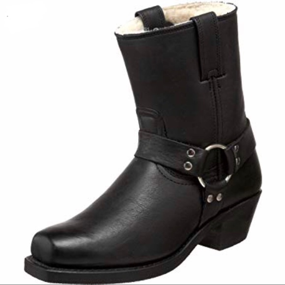 Frye Shoes - Frye | Harness Ankle Shearling - Moto Boots